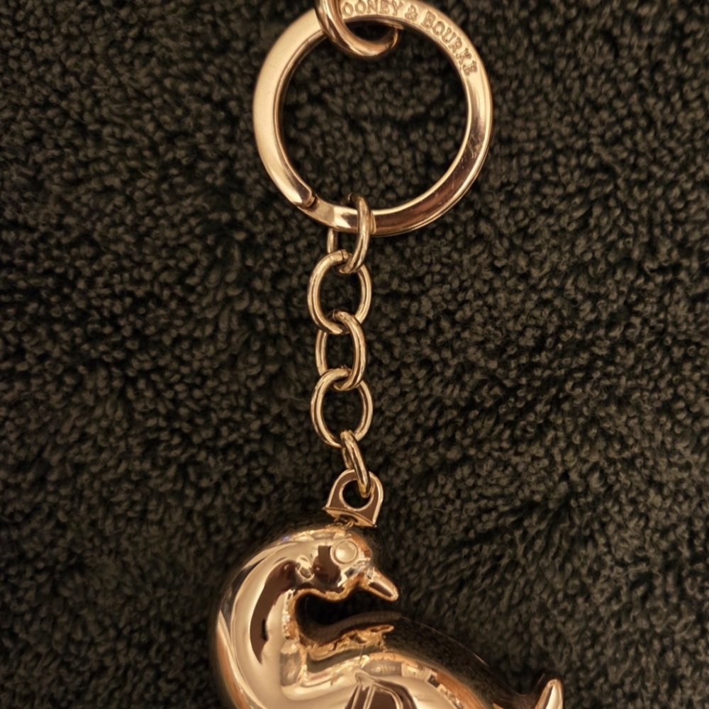 Dooney and Bourke Duck keyring purse charm